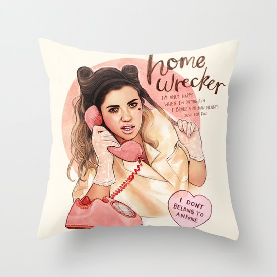 Homewrecker Throw Pillow