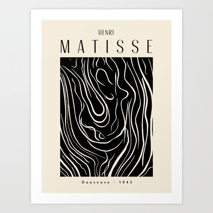 Poster-Henri Matisse-Danseuse 1943. Art Print