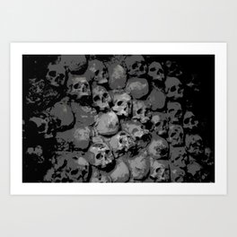 Skulls Art Prints Society6