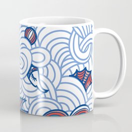 Fishes and waves Coffee Mug