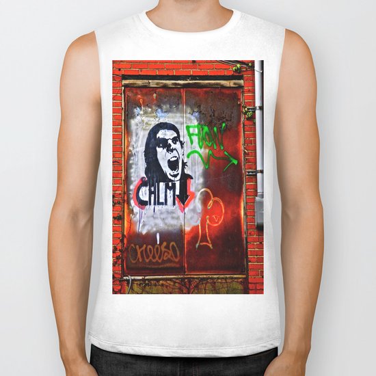 Back Alley Street Art Biker Tank