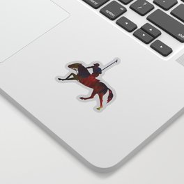 Polo player Sticker