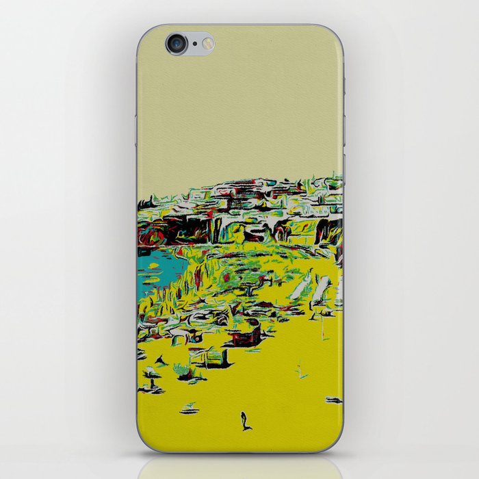 Travel poster - Albufeira beach, Algarve Portugal vintage travel iPhone Skin