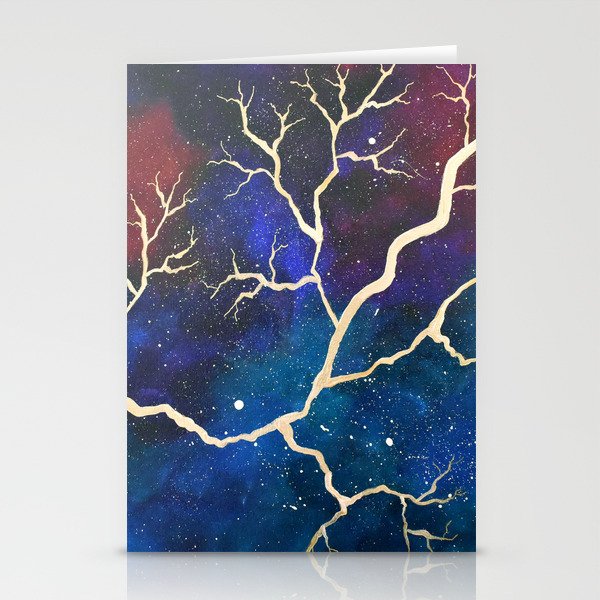 Cosmic Lightning Stationery Cards