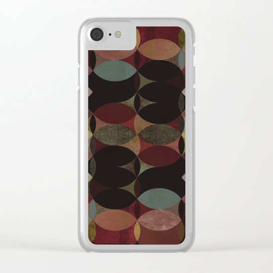 Circles V Clear iPhone Case
