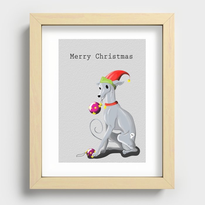 Merry Christmas! ~from Velox Recessed Framed Print