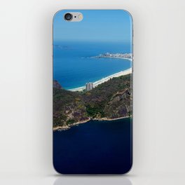 Brazil Photography - Dark Blue Bay By Rio De Janeiro iPhone Skin