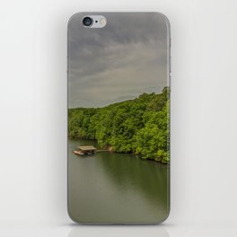 lake in the forest iPhone Skin