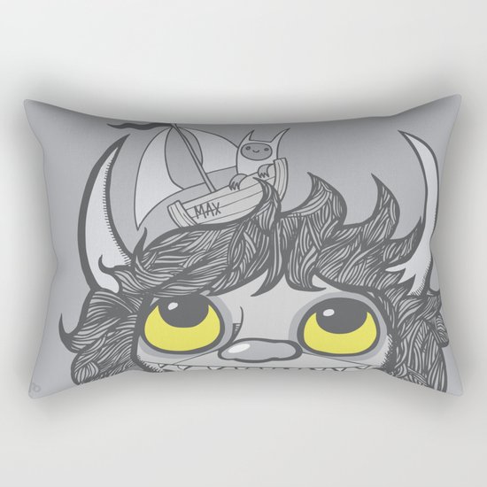 My Moishe (Grayscale) Rectangular Pillow