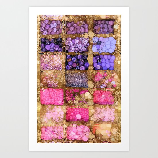 Pink Bling Kit Art Print