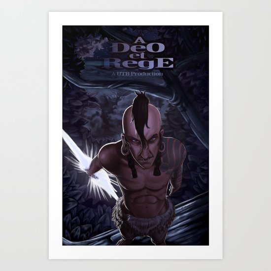 A Deo et Rege Poster 2 Art Print