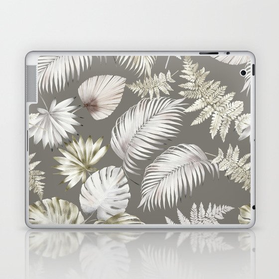 Elegant Tropical Leaves Laptop & iPad Skin