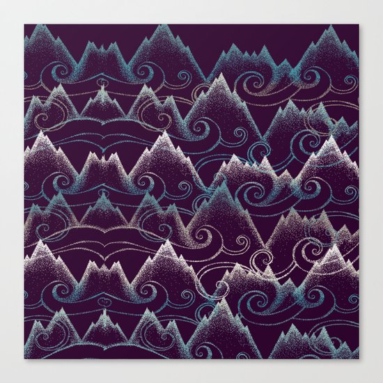Purple Tide Canvas Print