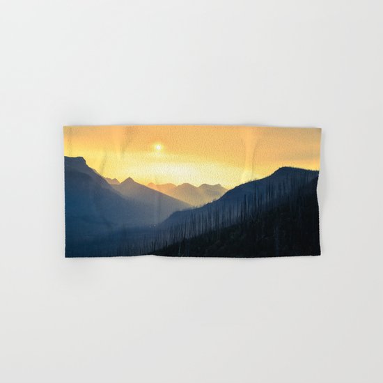 Sunrise Over Mountains Hand & Bath Towel