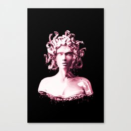 Rose Gold Medusa Canvas Print