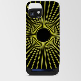 sun with black background iPhone Card Case
