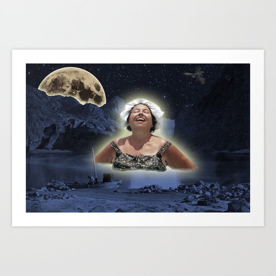 Nightswimming Art Print