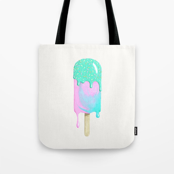 Melty ice cream painting Tote Bag