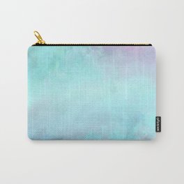 Soft Violet Blue Carry-All Pouch | Stain, Fresh, Grungy, Grunge, Texture, Splash, Graphicdesign, Liquid, Sponge, Natural 
