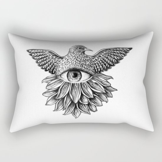 Vide Omnia Rectangular Pillow