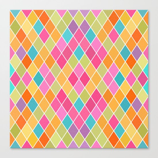 Lovely geometric Pattern VIII Canvas Print