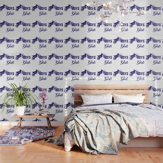 Sorry Boys Dirtbikes Are For Girls Wallpaper By Passionloft Society6