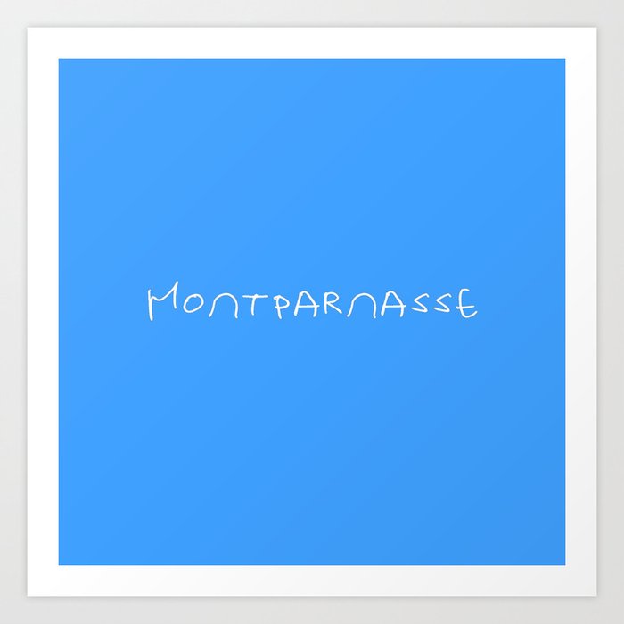 Montparnasse 1 Art Print
