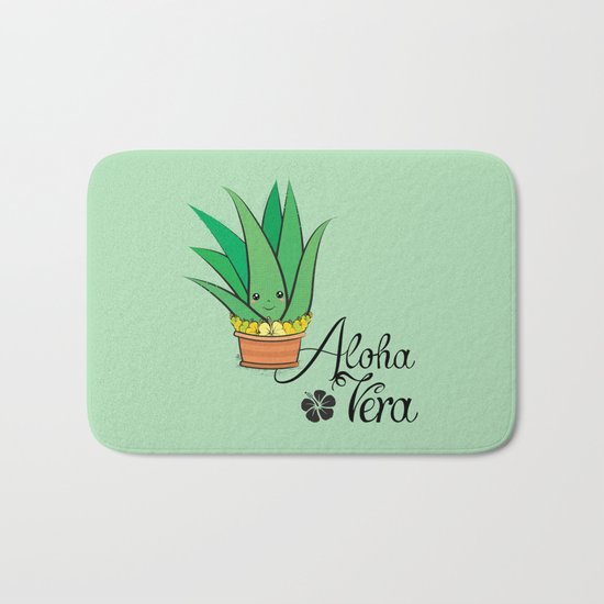 Aloha Vera Kawaii Bath Mat