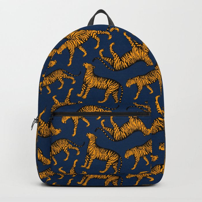 Tigers (Navy Blue and Marigold) Backpack