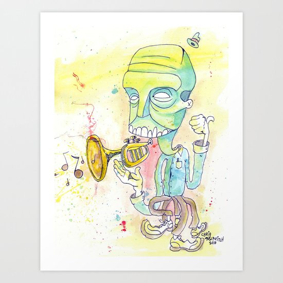 Jazzercise Art Print