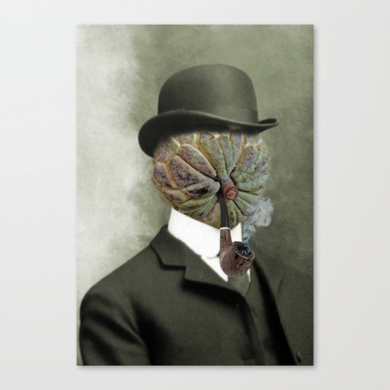 Sir Custard Bowler Canvas Print