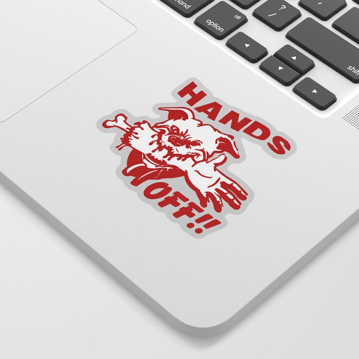 Funny Hands off Sticker