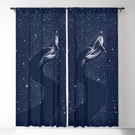 starry orca Blackout Curtain