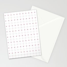 Join the Dots Red Pattern Stationery Cards