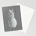 Black And White Anana Society6 Pineapple Shower