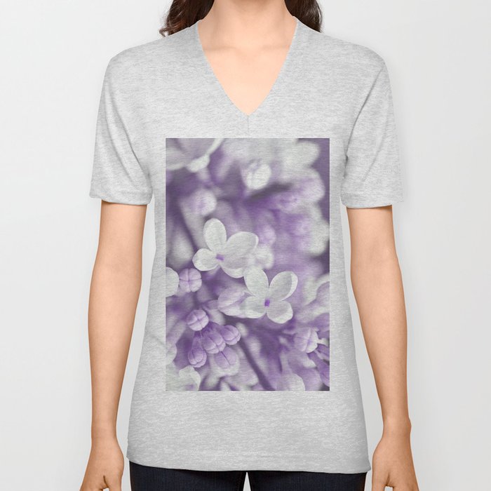 Lilac 167 V Neck T Shirt
