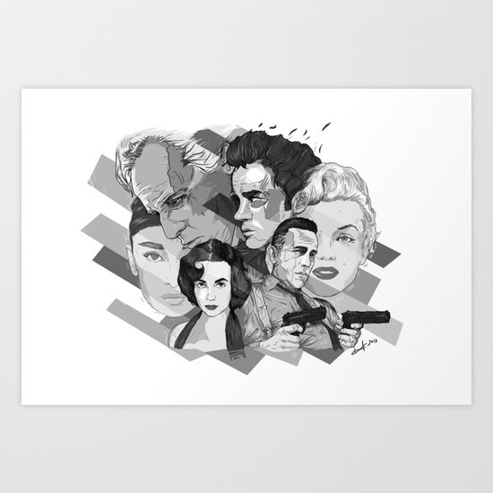 Legandary Six Art Print
