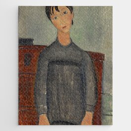 Amedeo Modigliani - Mädchen in schwarzer Schürze Jigsaw Puzzle