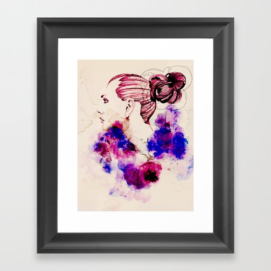 Fashion Illustration Framed Art Print