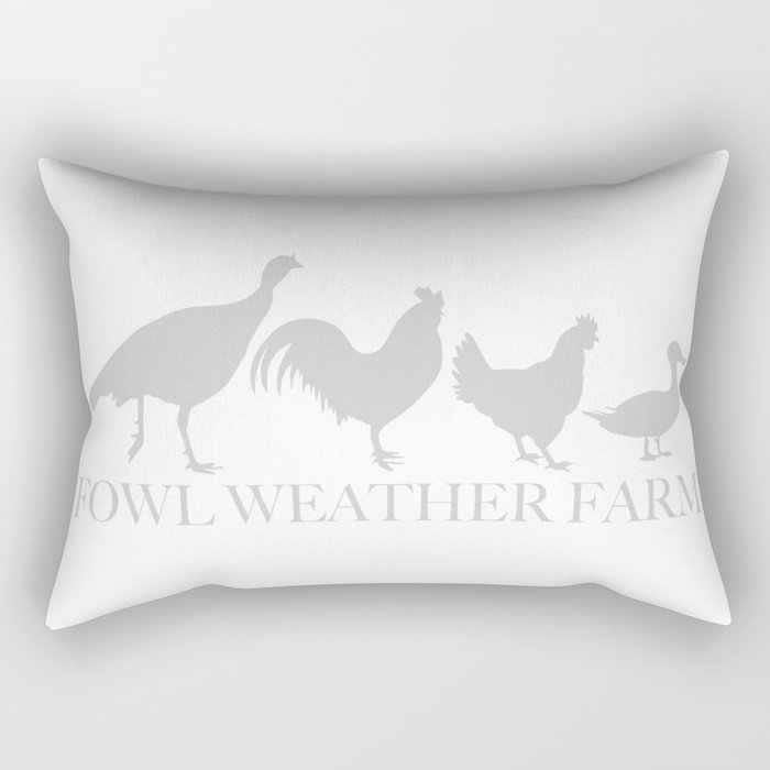 fowl weather Rectangular Pillow
