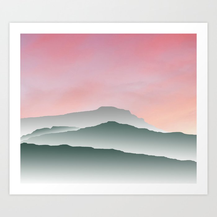 Grandfather Mountain Art Print