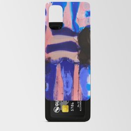 Alcohol Ink Art | Blue Stripe Android Card Case