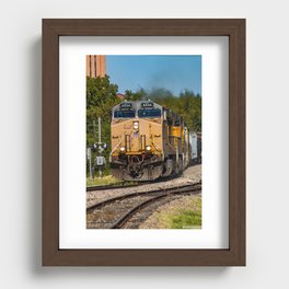 Train Photography Recessed Framed Print