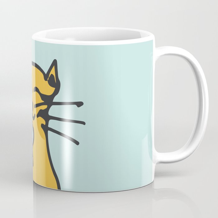 Cute cat sitting Coffee Mug