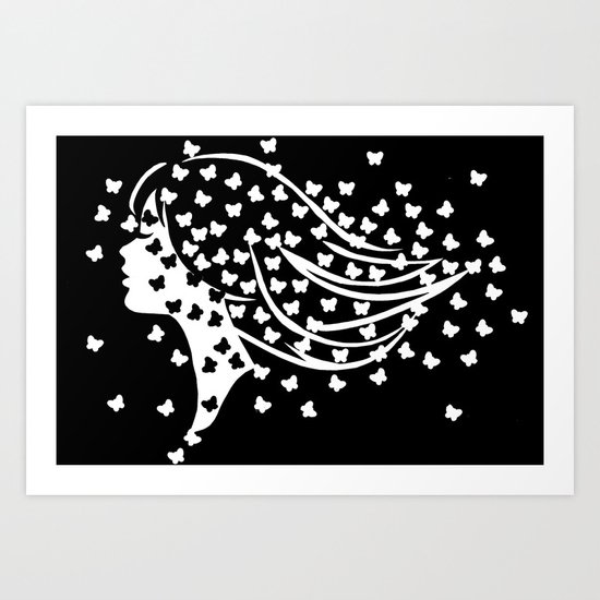 butterfly tears Art Print
