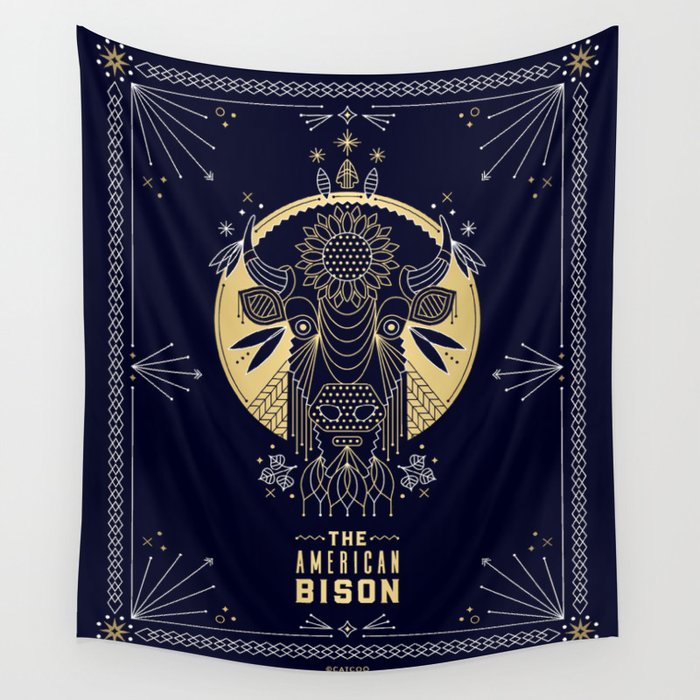 The American Bison Wall Tapestry