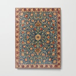 William Morris Floral Carpet Print Metal Print