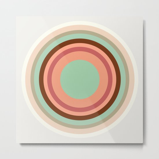 CIRCLE NUMBER 6 Metal Print
