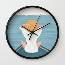 Summer Vacation I Wall Clock