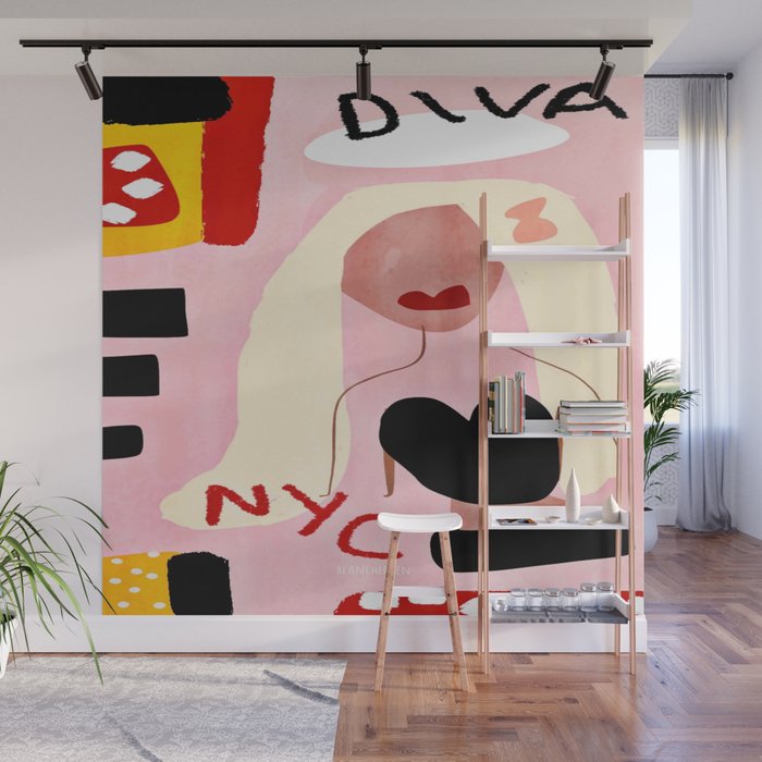 NYC DIVA, Abstract Home Decor, city art prints, Living Room Wall ...